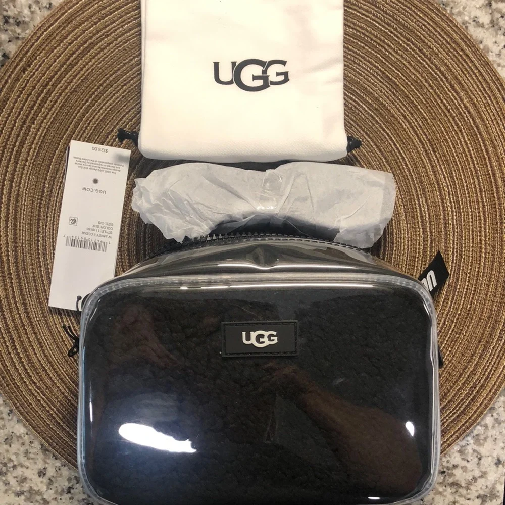 UGG Janey II Clear Black Crossover Bag - Picture 1 of 8
